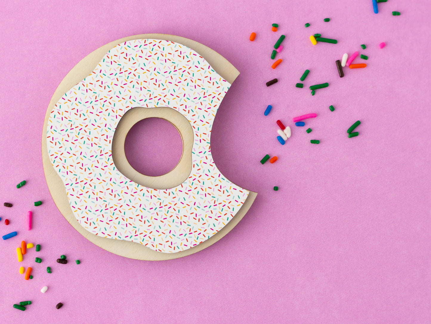 Donut gift card holder