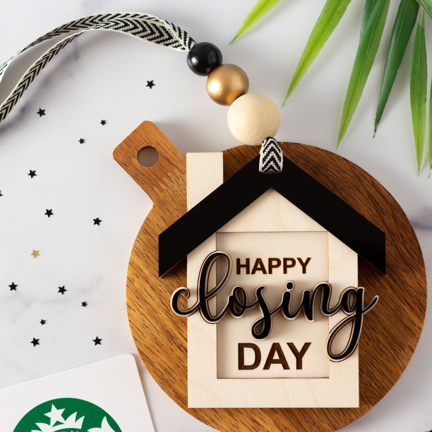 Realtor closing gift card holder